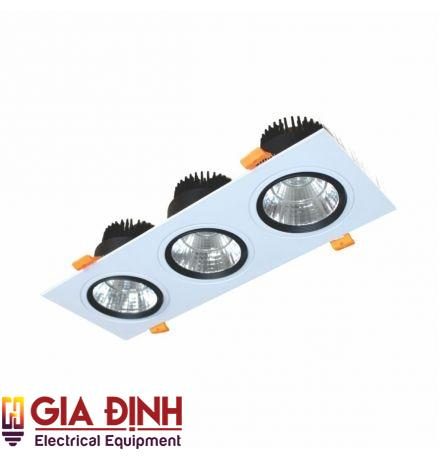 Đèn LED Downlight Vuông Chiếu Điểm 3x5W - DFC3051