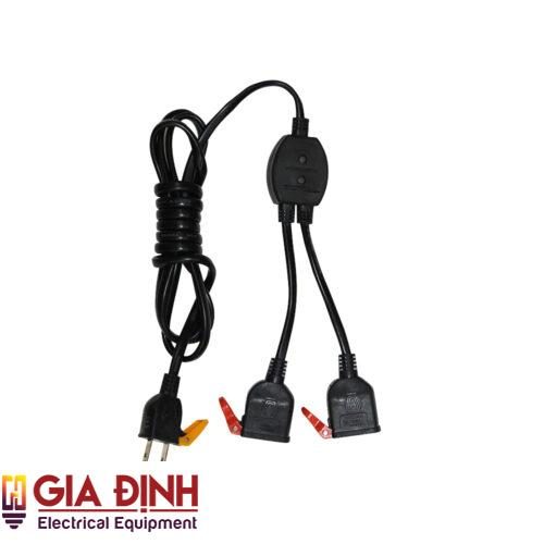 Ổ Cắm Dùng Một Tay - Bộ Chia Điện 2 Đường - ZCD220